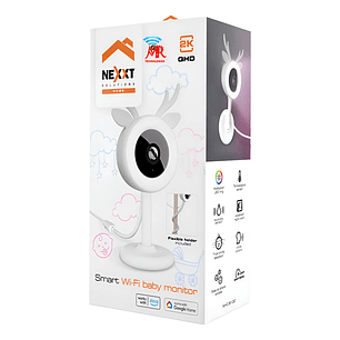 Monitor Inteligente Wi-fi Para Bebé 2k Con Detector Llanto