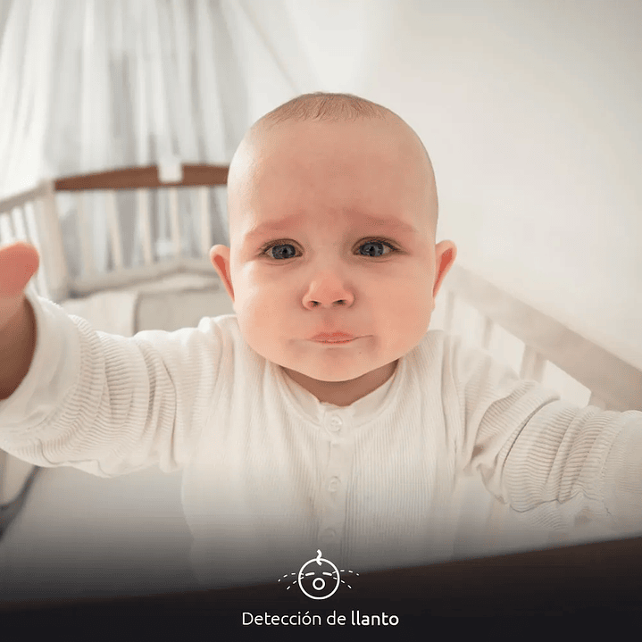 Monitor Inteligente Wi-fi Para Bebé 2k Con Detector Llanto 2