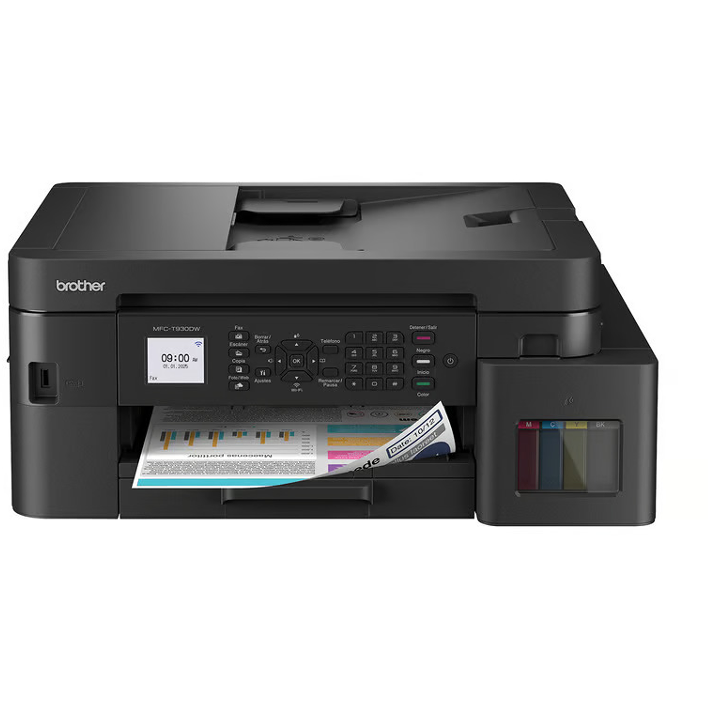 Impresora Multifuncional Brother Tank Tinta MFCT930DW 1
