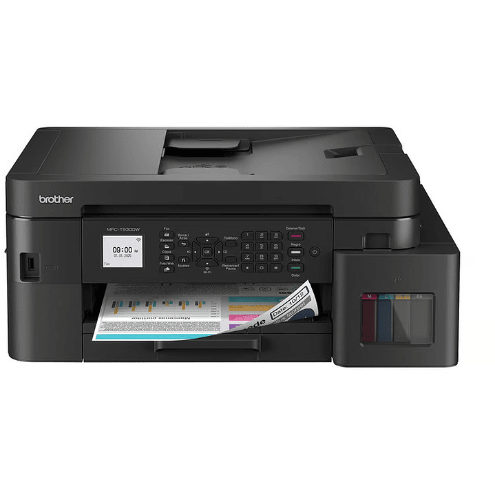 Impresora Multifuncional Brother Tank Tinta MFCT930DW 1