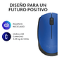 Mouse Inalámbrico Logitech M170 3 Botones USB Color Azul Ambidiestro - Miniatura 6