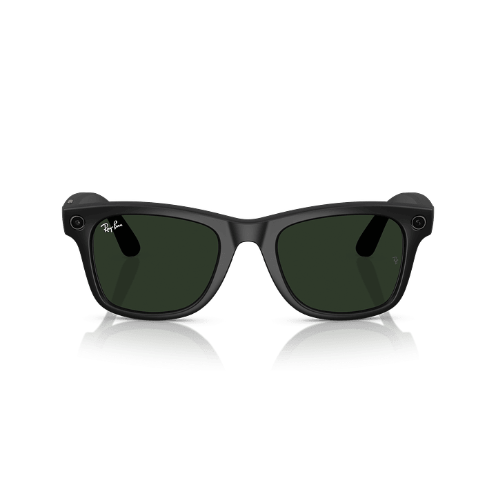 Lentes Rayban Meta Wayfarer RW4008 Matte Black-Transitions Graph.Green - Talla L 4