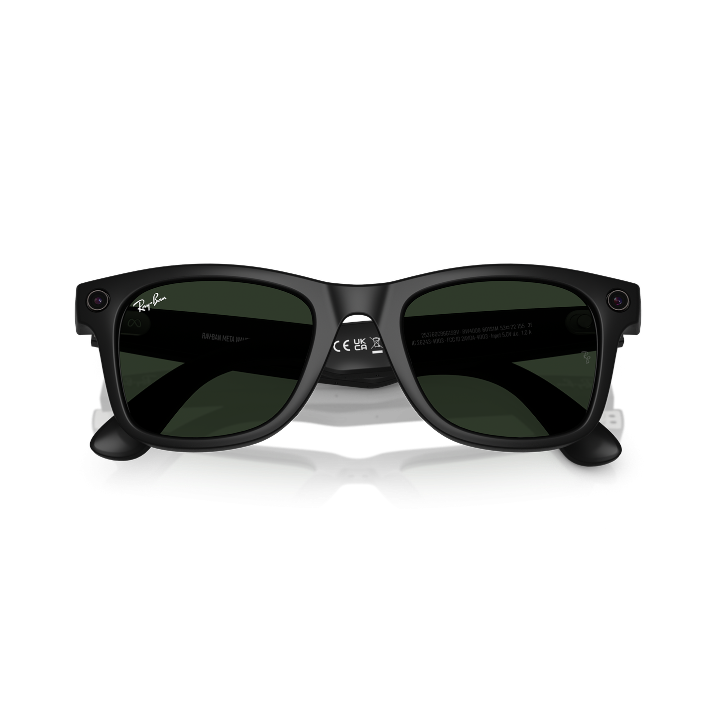 Lentes Rayban Meta Wayfarer RW4008 Matte Black-Transitions Graph.Green - Talla L 6