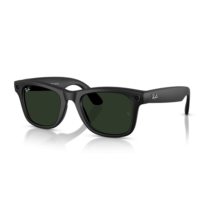Lentes Rayban Meta Wayfarer RW4008 Matte Black-Transitions Graph.Green - Talla L 2