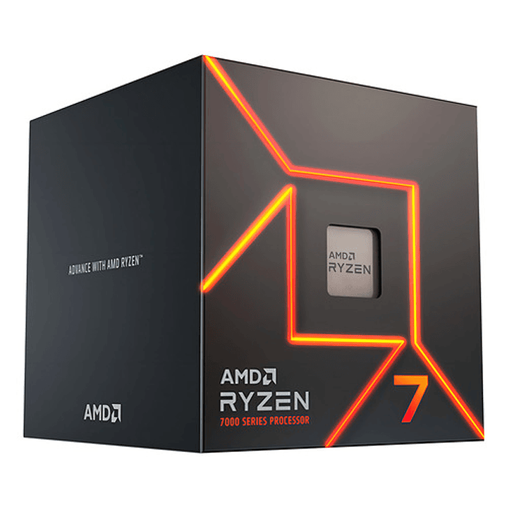 Procesador Amd Ryzen 7 7700 Am5 5.3ghz Ddr5 Pc Con Video 5