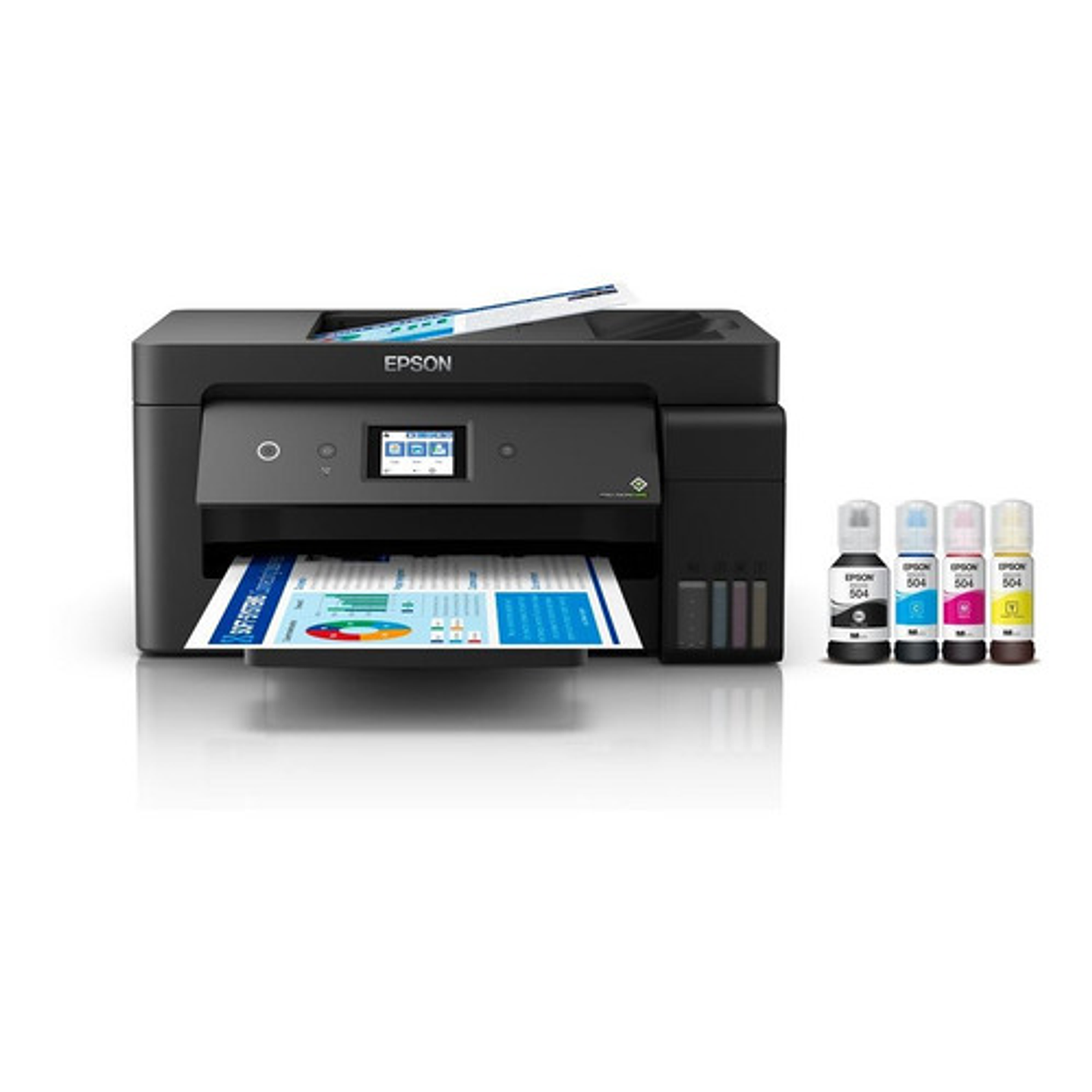 Impresora Epson Ecotank L14150 Multifuncional Wi-fi 3 En 1 Negro 1
