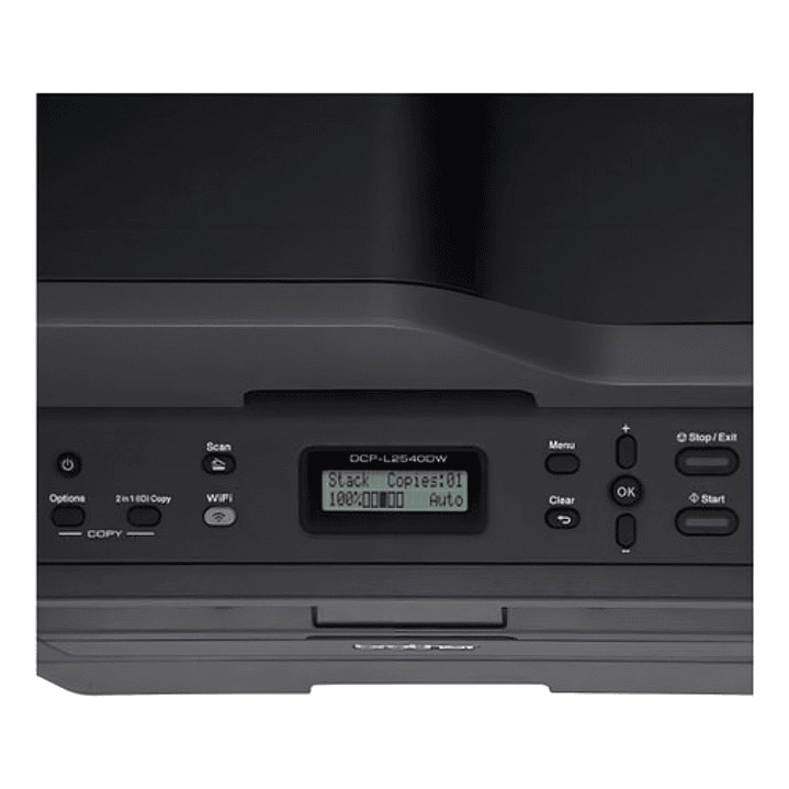Impresora Multifuncional Láser Dcp-l2540dwtn Mono Wifi Negro 2