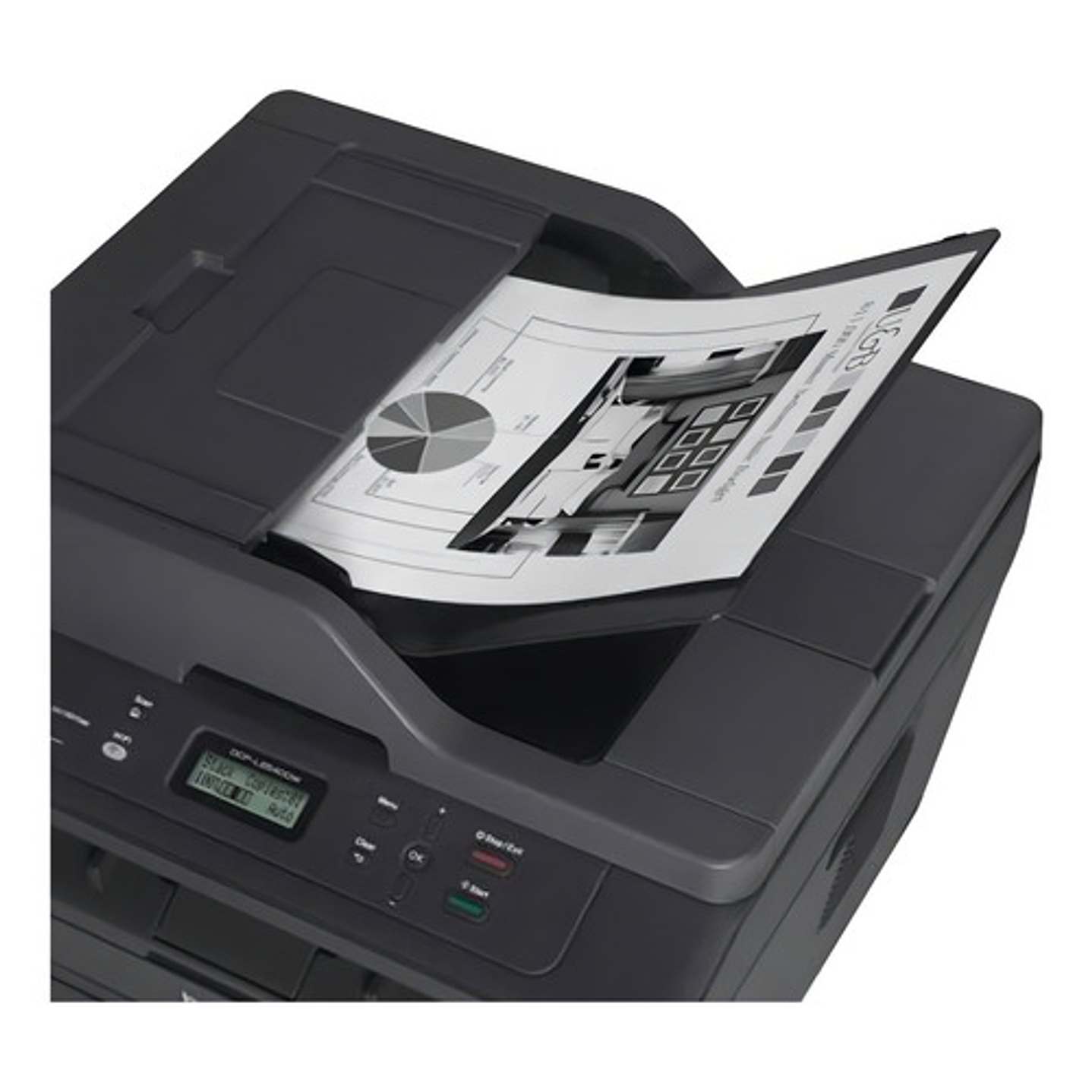 Impresora Multifuncional Láser Dcp-l2540dwtn Mono Wifi Negro 3