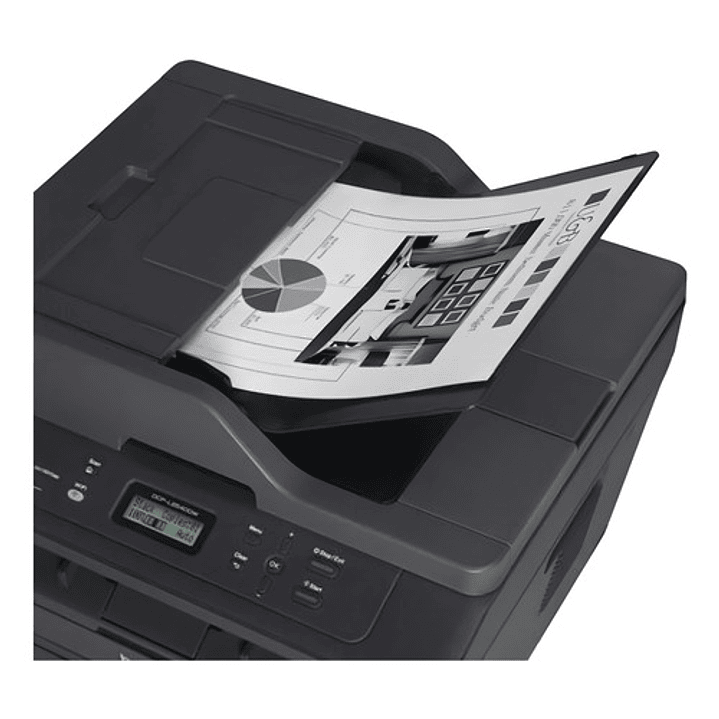 Impresora Multifuncional Láser Dcp-l2540dwtn Mono Wifi Negro 3