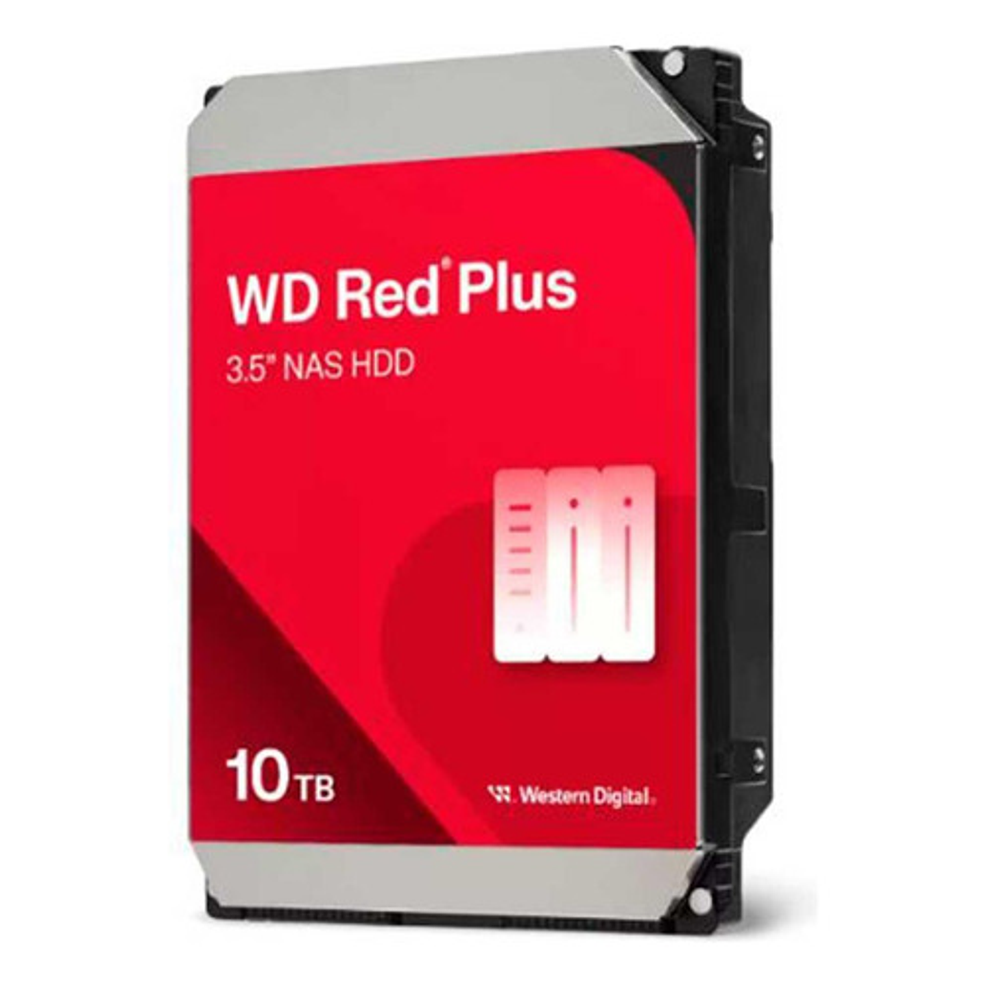 Disco Duro Wd Red Plus 10tb Nas 24/7 Western Digital Rojo 1