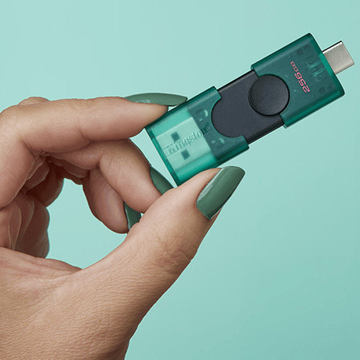 Kingston Datatraveler Duo 256gb Usb-a Y Usb-c 3.2 Gen1 Negro 5