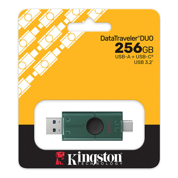Kingston Datatraveler Duo 256gb Usb-a Y Usb-c 3.2 Gen1 Negro 6