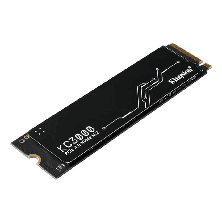 Kingston Ssd M.2 Pcie 4.0 Kc3000 512gb Ultra Rápido Negro 1