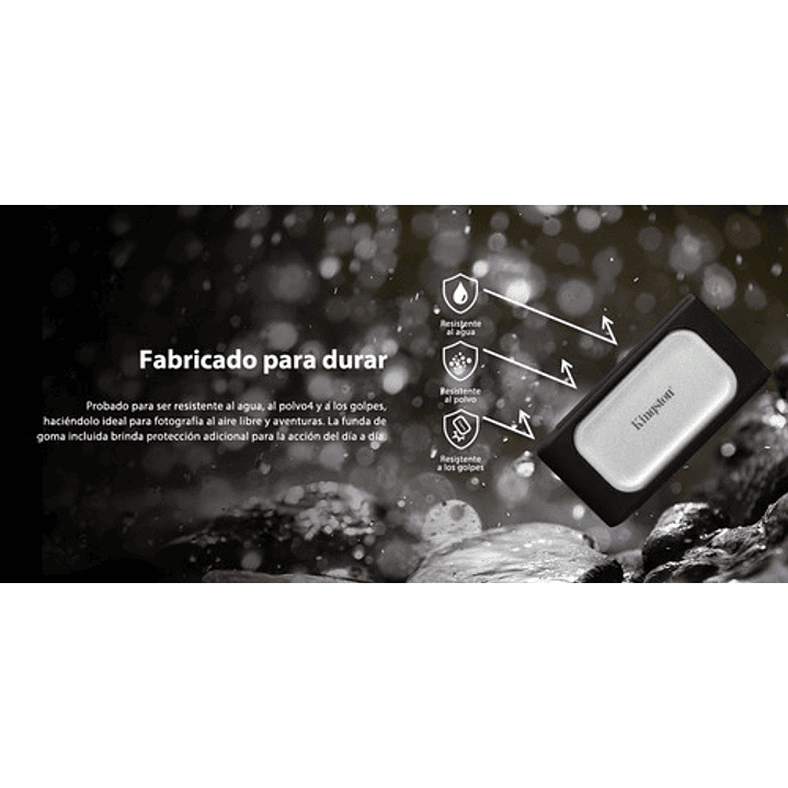 Disco Ssd Externo Kingston Xs2000 4tb Ultra Rápido Gris 10