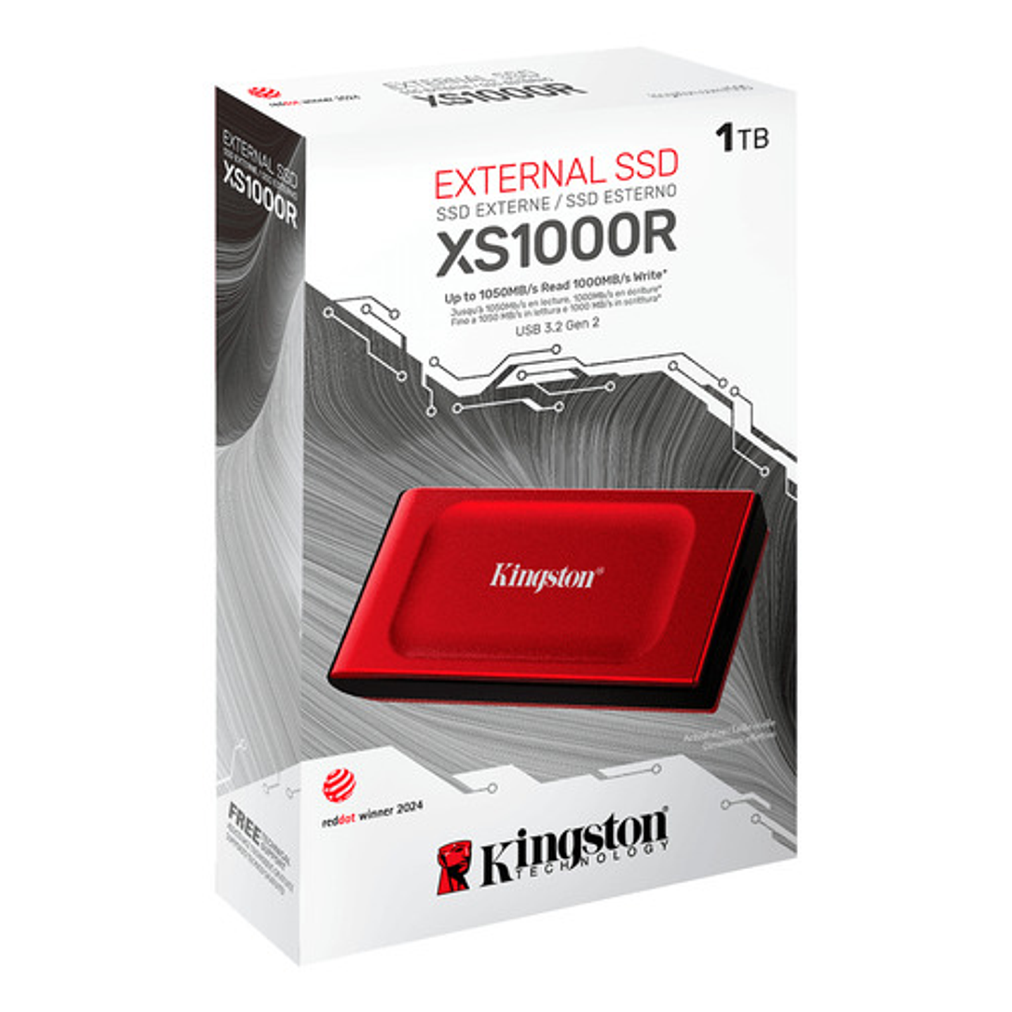 Kingston Ssd Portátil 1tb Xs1000r Alta Velocidad  7