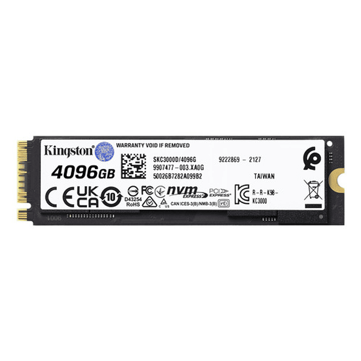 Kingston Kc3000 Ssd M.2 Pcie 4.0 4tb 7000mb/s  3