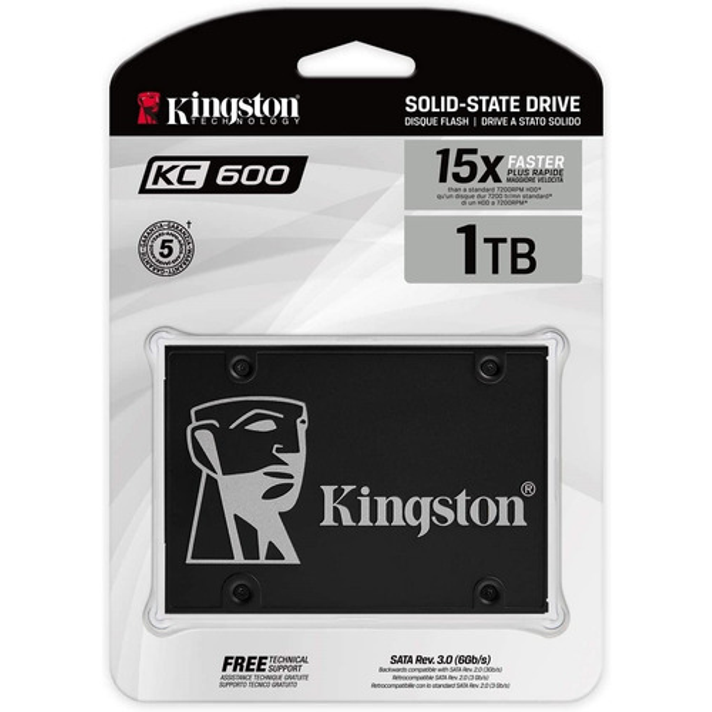 Ssd Interno Kingston Kc600 1tb  3
