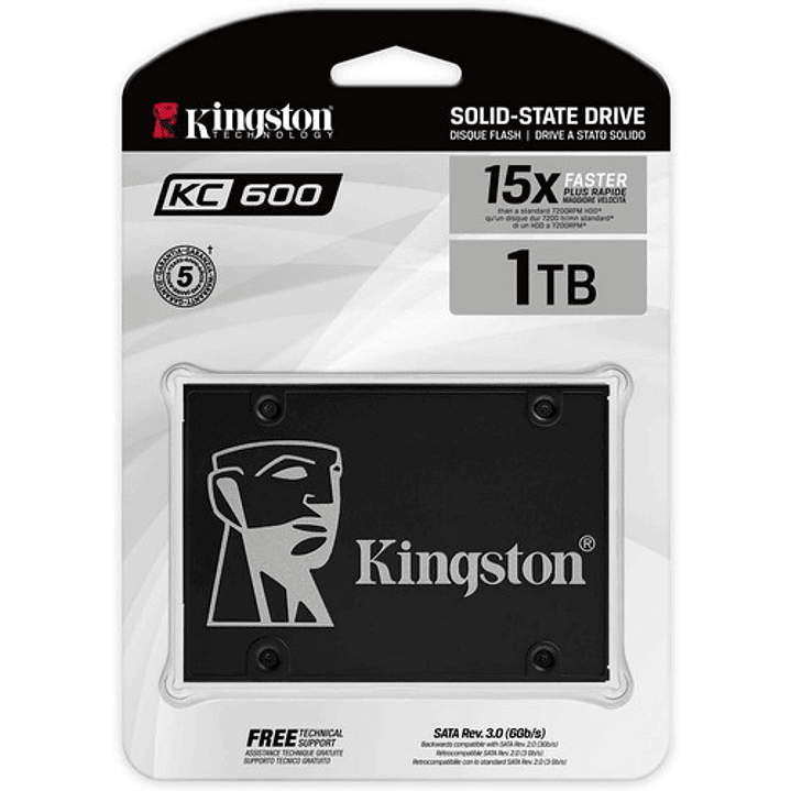 Ssd Interno Kingston Kc600 1tb  3