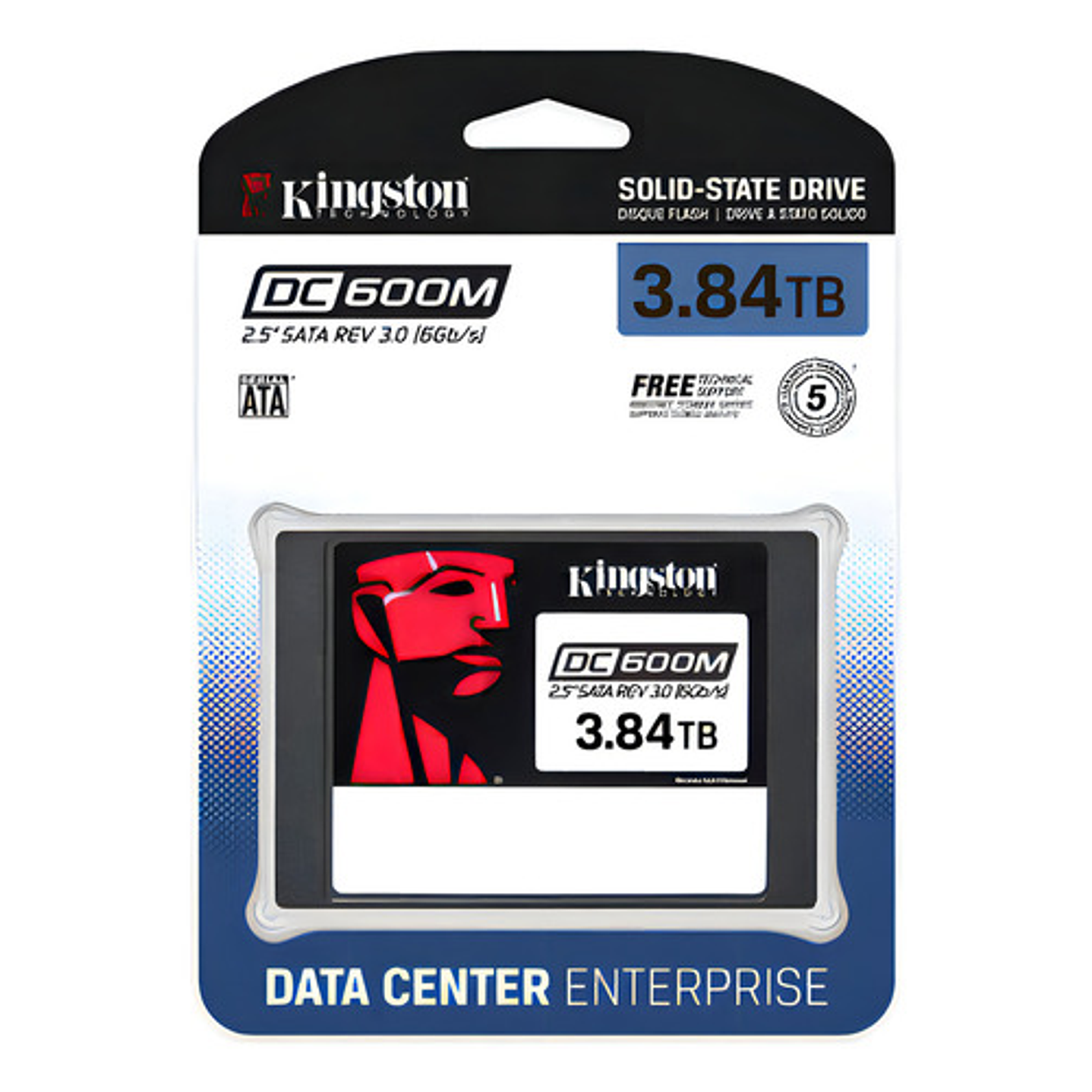 Ssd Kingston Data Center Dc600m 3.84tb 2.5  Empresarial Negro 2