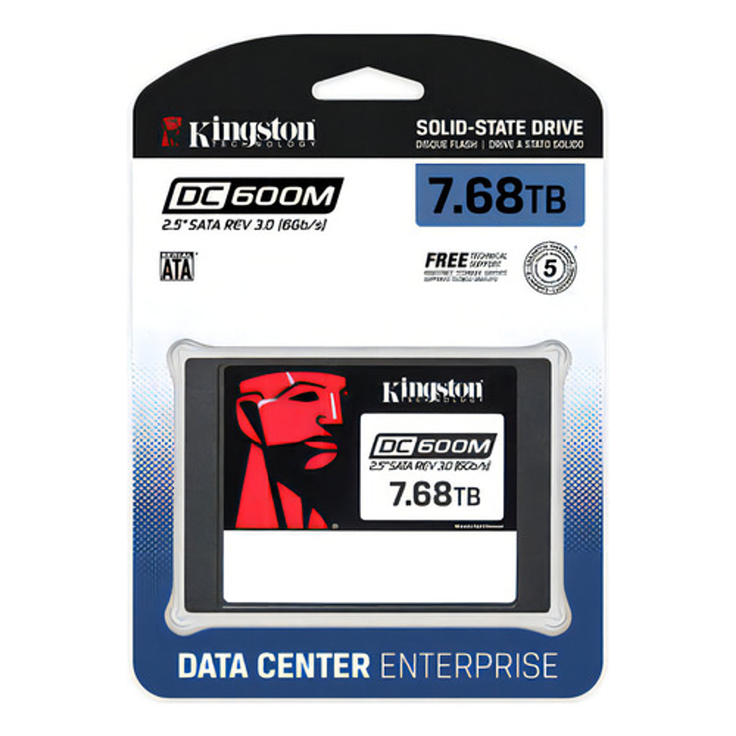 Ssd Kingston Dc600m 7.68tb Sata 6 Gbps Empresarial  1