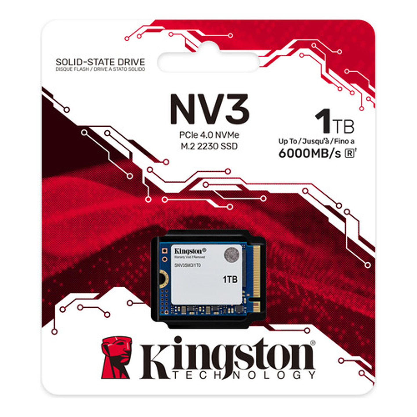 Ssd Kingston Nv3 1tb Nvme Pcie 4.0  1