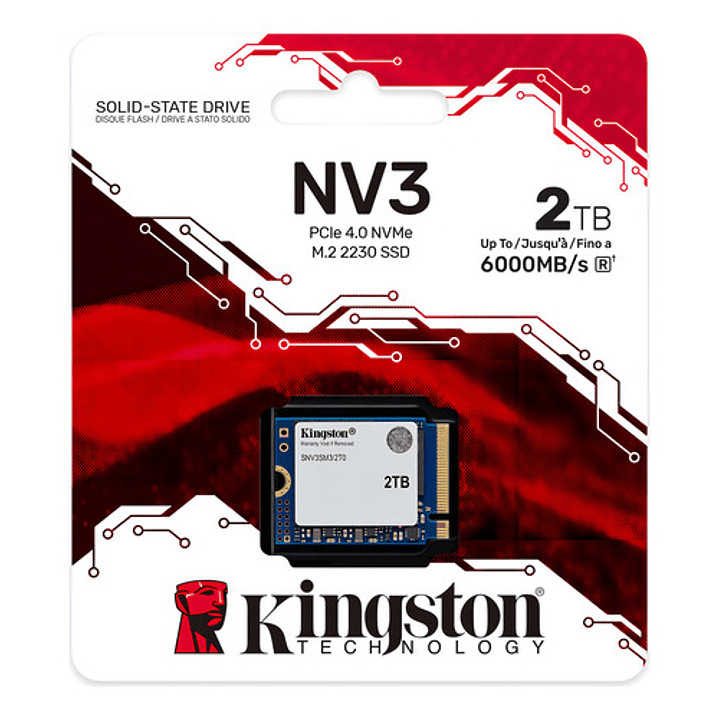 Kingston Nv3 Ssd 2tb Nvme Pcie 4.0 Blanco 1