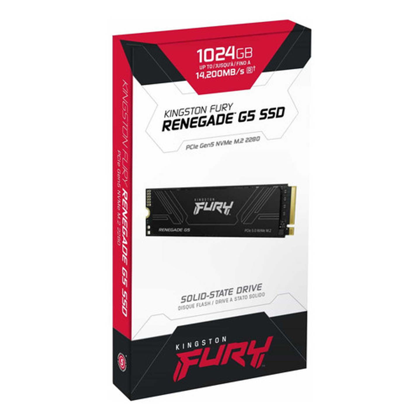 Ssd Interno Kingston Fury Renegade 1tb Alta Velocidad Negro 2