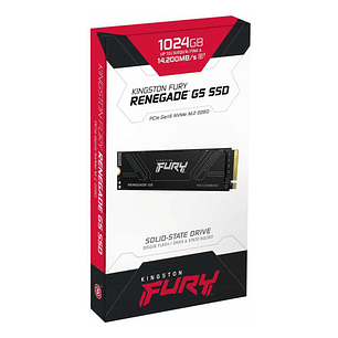 Ssd Interno Kingston Fury Renegade 1tb Alta Velocidad Negro