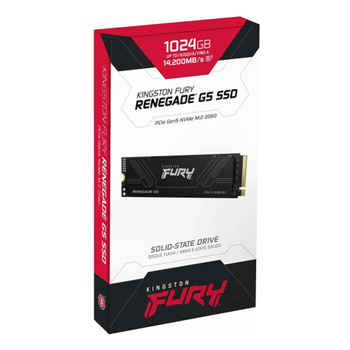 Ssd Interno Kingston Fury Renegade 1tb Alta Velocidad Negro 2
