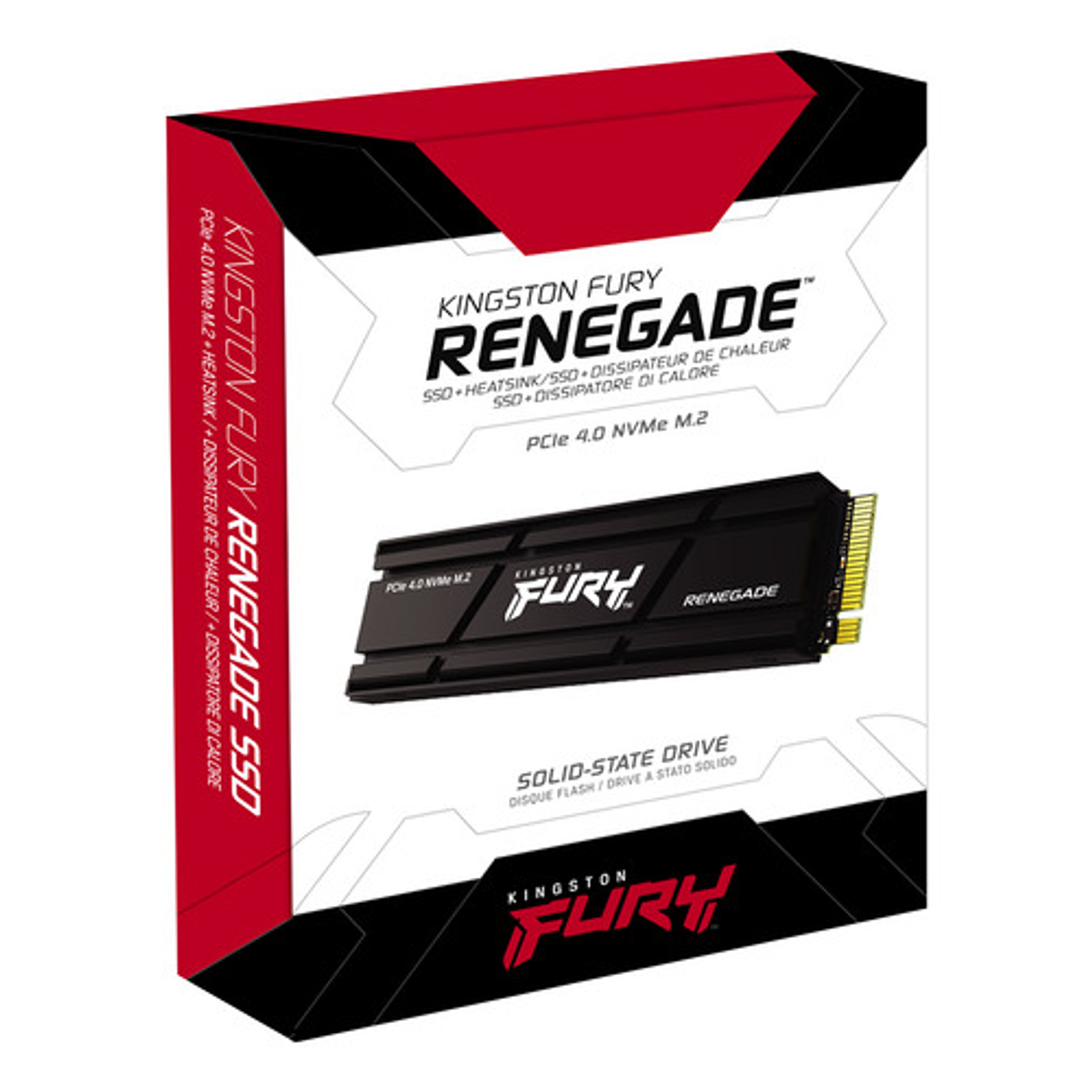 Ssd Kingston Fury Renegade Nvme M.2 4tb Negro 3