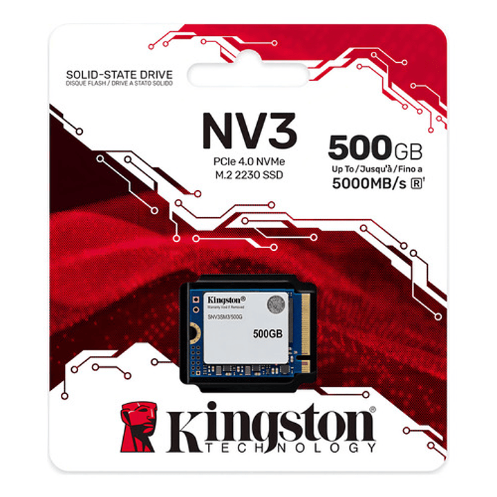 Kingston Nv3 Ssd 500gb Nvme Pcie 4.0  1