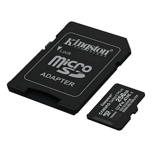 Kingston Microsd 256gb Canvas Select Plus Con Adaptador Sd