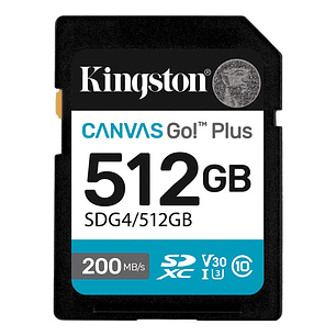 Kingston Canvas Go Plus Tarjeta Sd 512gb