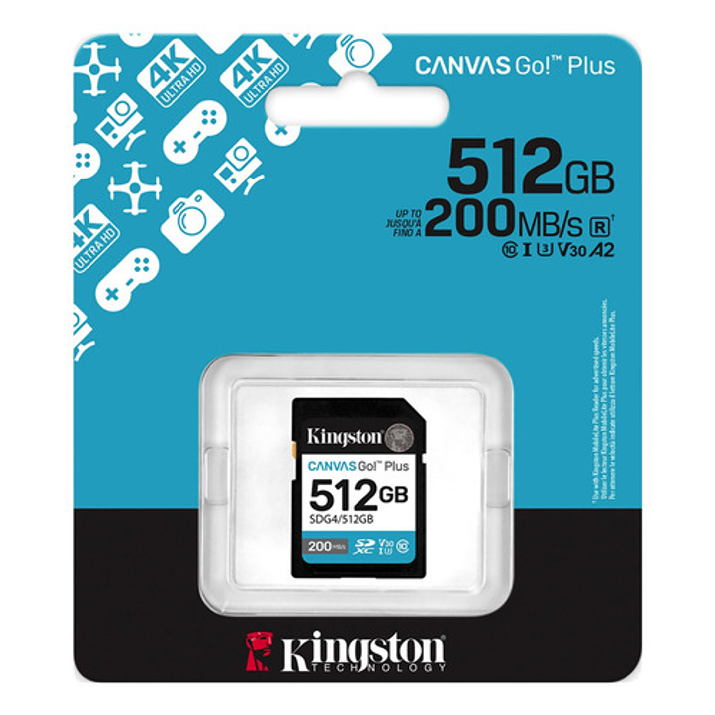 Kingston Canvas Go Plus Tarjeta Sd 512gb 3