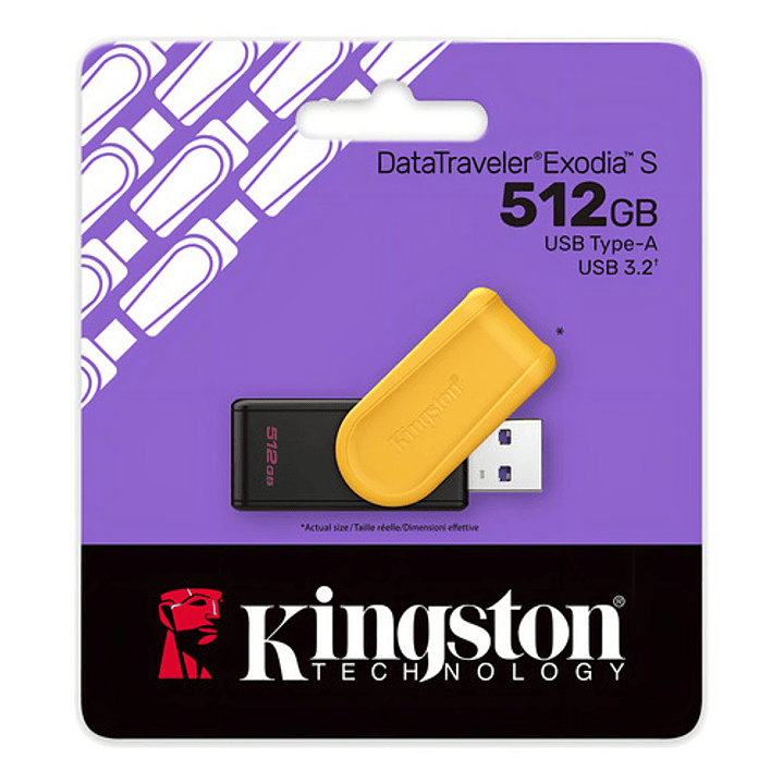 Kingston Datatraveler Exodia S 512gb Usb 3.2 Gen 1 5