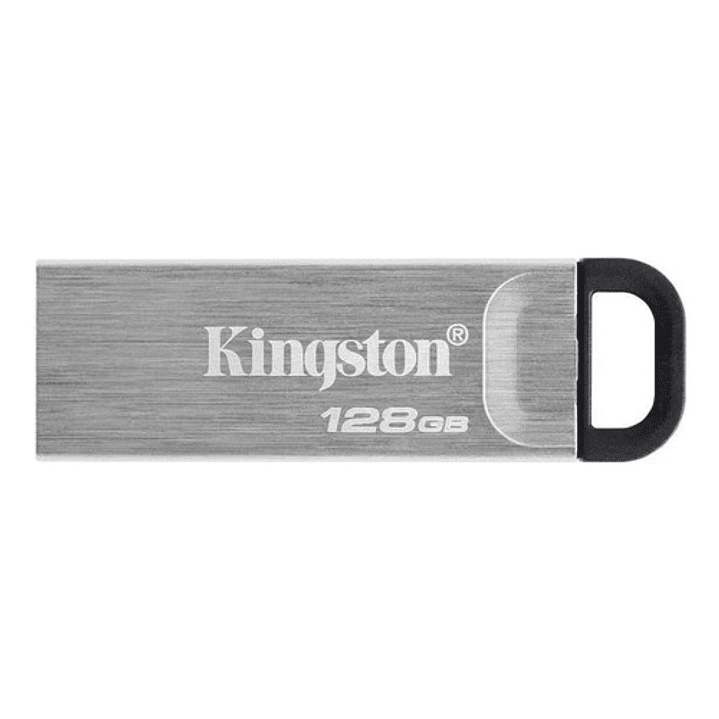 Pendrive Kingston Data Traveler Kyson 128gb Usb 3.2 Plateado 1