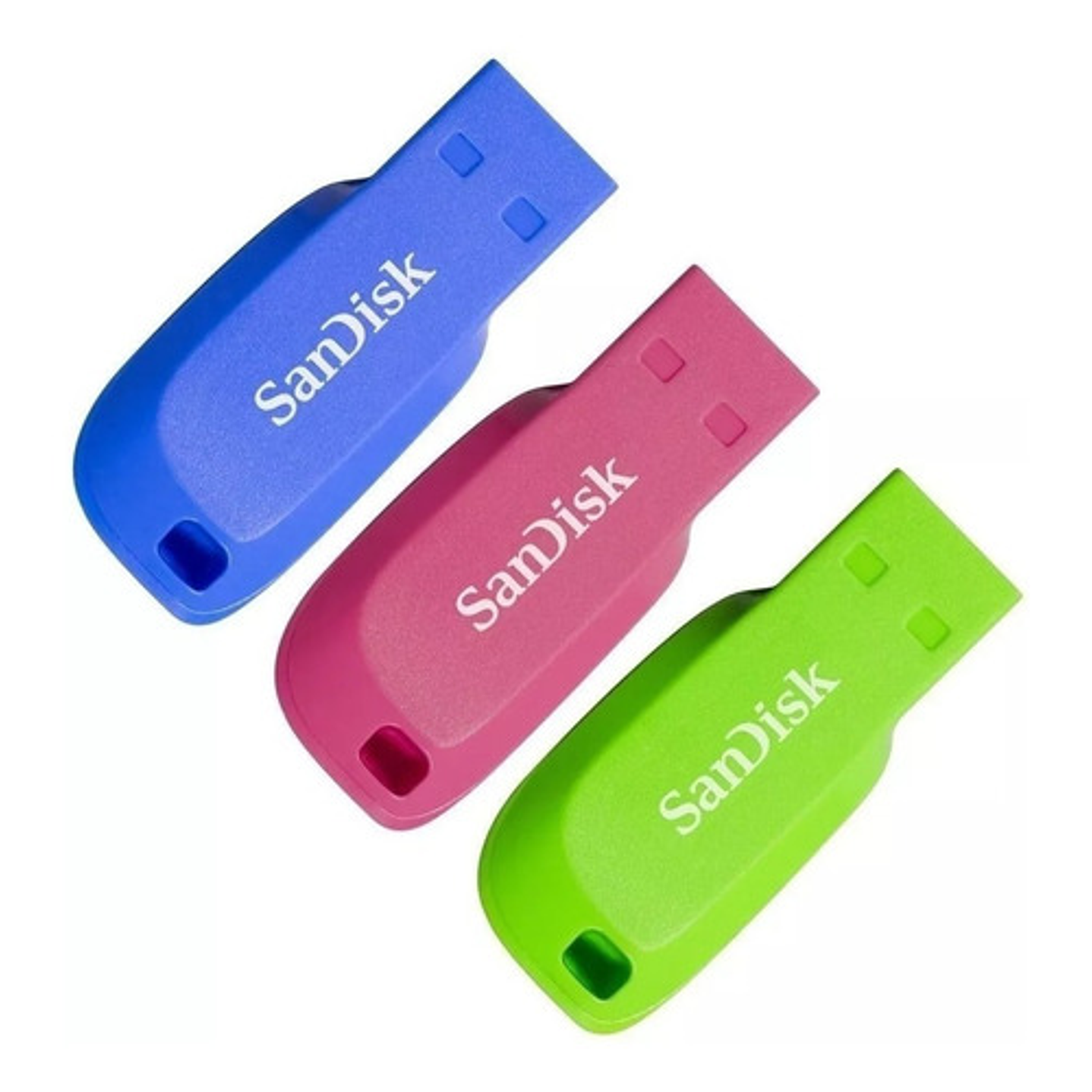 Triple Pack Pendrive Sandisk Cruzer Blade 32gb Usb 2.0  5