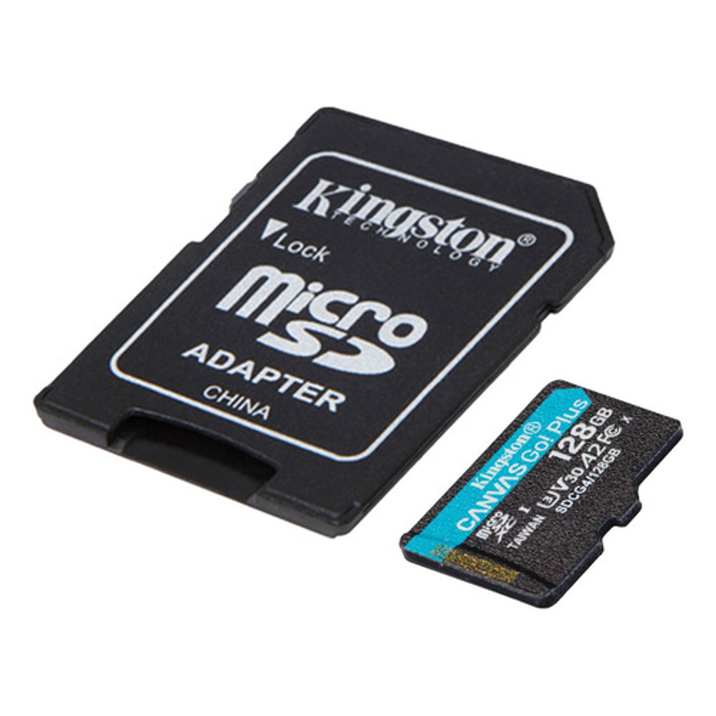 Tarjeta Kingston Canvas Go Plus 128gb Con Adaptador Sd 2