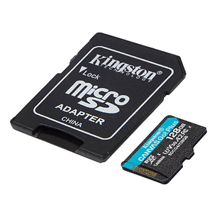 Tarjeta Kingston Canvas Go Plus 128gb Con Adaptador Sd