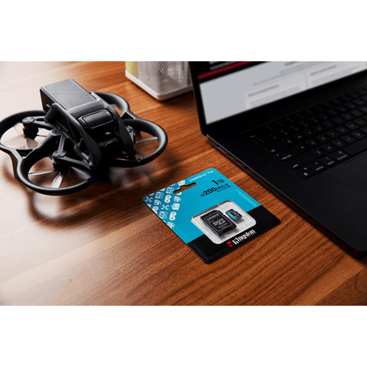 Tarjeta Kingston Canvas Go Plus 128gb Con Adaptador Sd 5