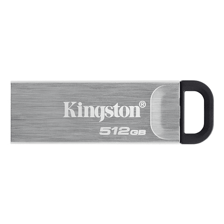 Pendrive Kingston Usb Datatraveler Kyson 512gb Usb-a 3.2 Plata Liso 1