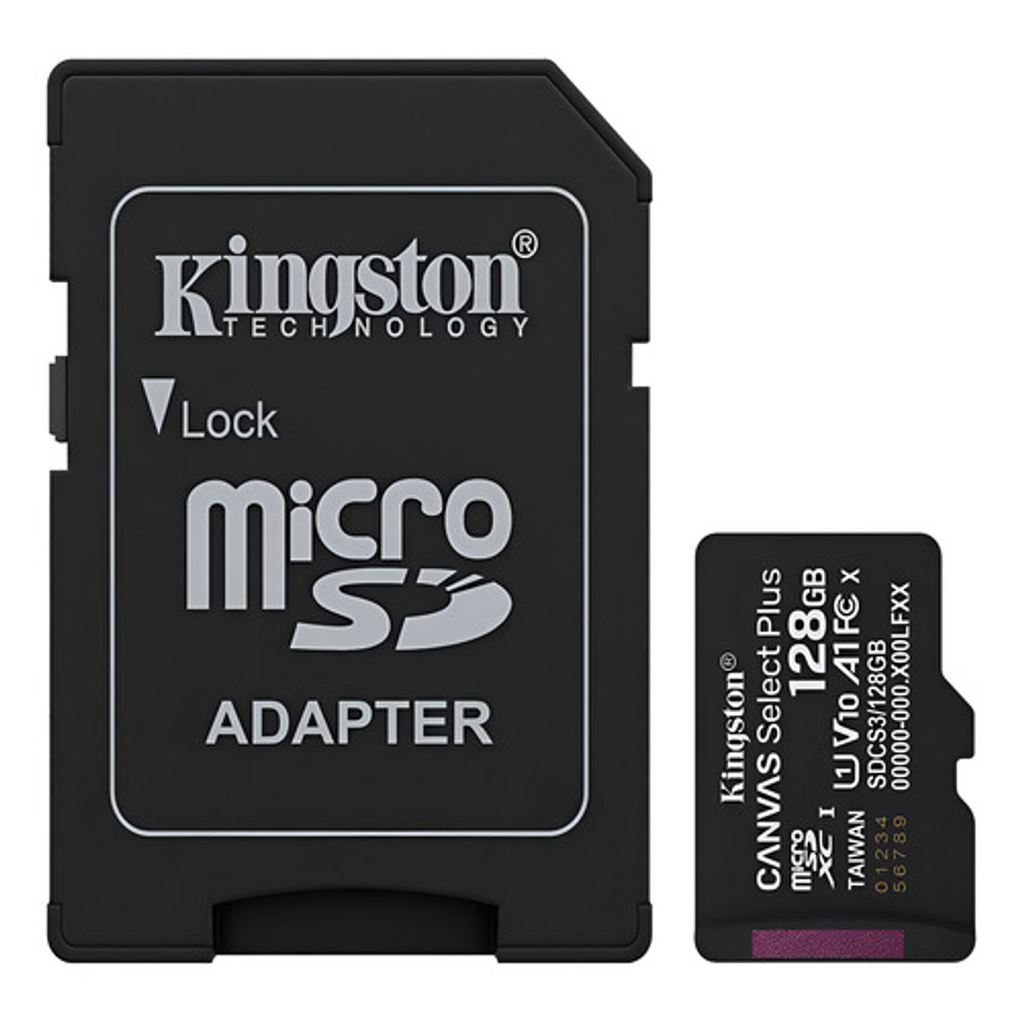 Kingston Micro Sd 128gb Canvas Select Plus Con Adaptadores 1