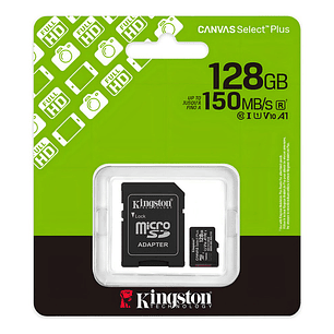 Kingston Micro Sd 128gb Canvas Select Plus Con Adaptadores