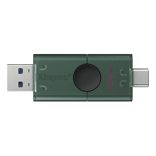 Kingston Datatraveler Duo 128gb Usb-a Y Usb-c 3.2 Gen1 Negro
