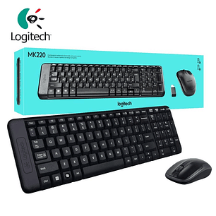 Teclado Y Mouse Inalámbrico Logitech Mk220