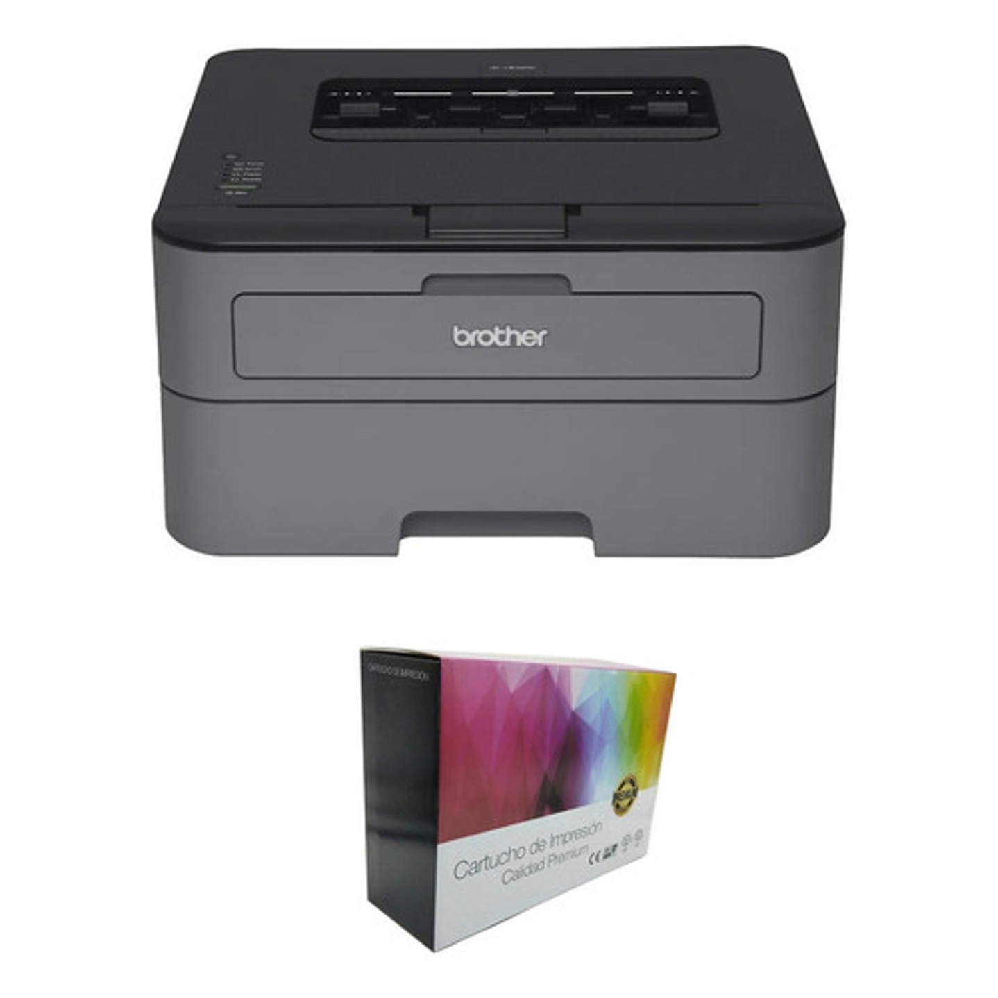 Impresora Láser Brother Hl-l2320d Gris/negro 1