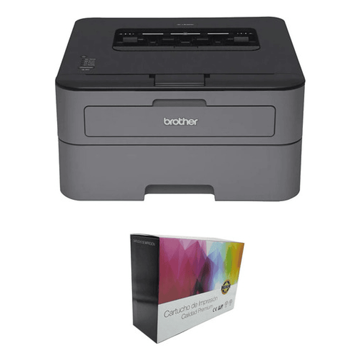 Impresora Láser Brother Hl-l2320d Gris/negro 1