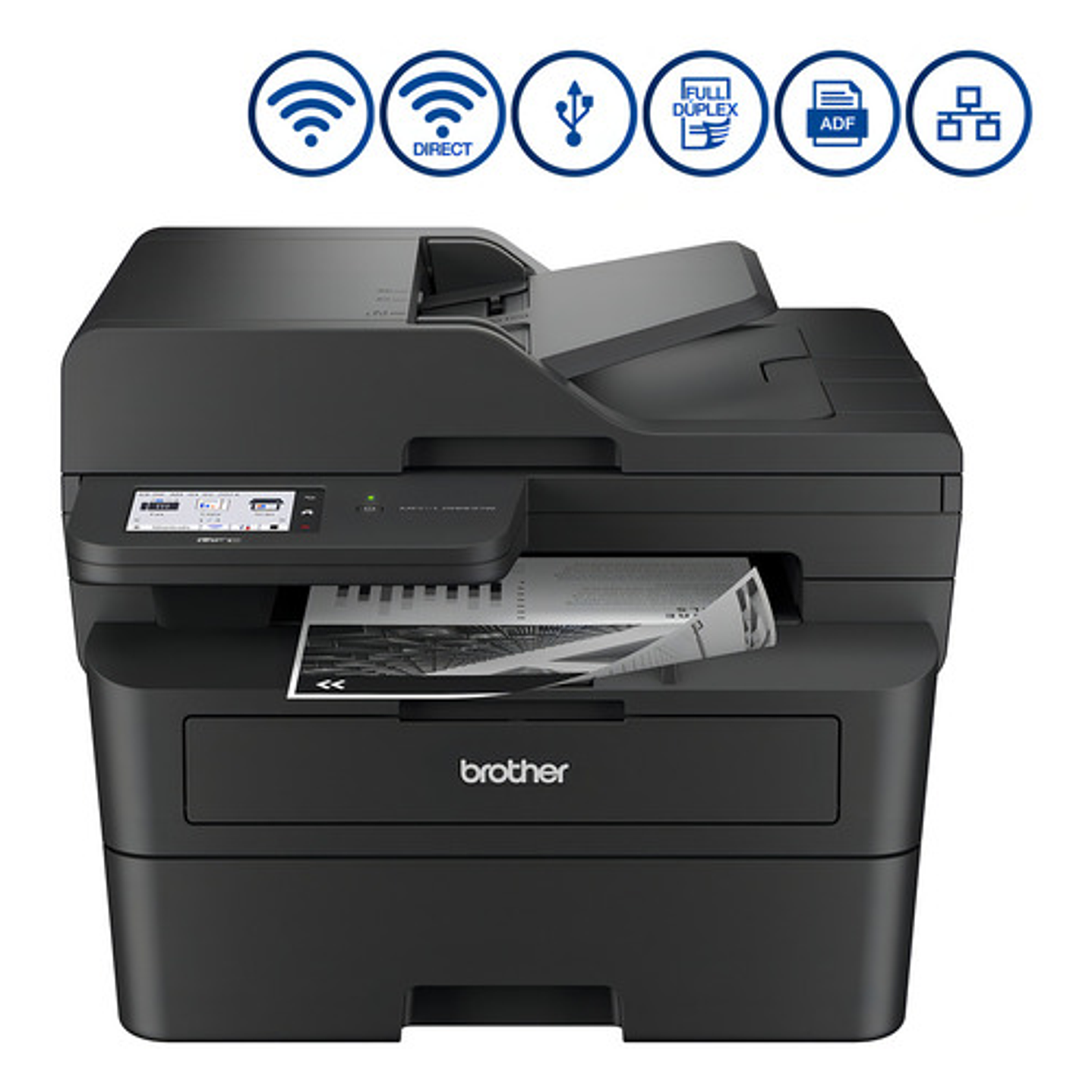 Brother Mfc-l2880dw Multifuncional Láser Mono Con Dúplex Negro 1