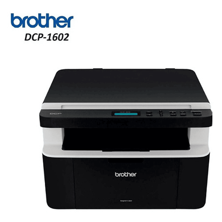 Impresora Multifunción Monocromática Brother Laser Dcp-1602 Negro 3