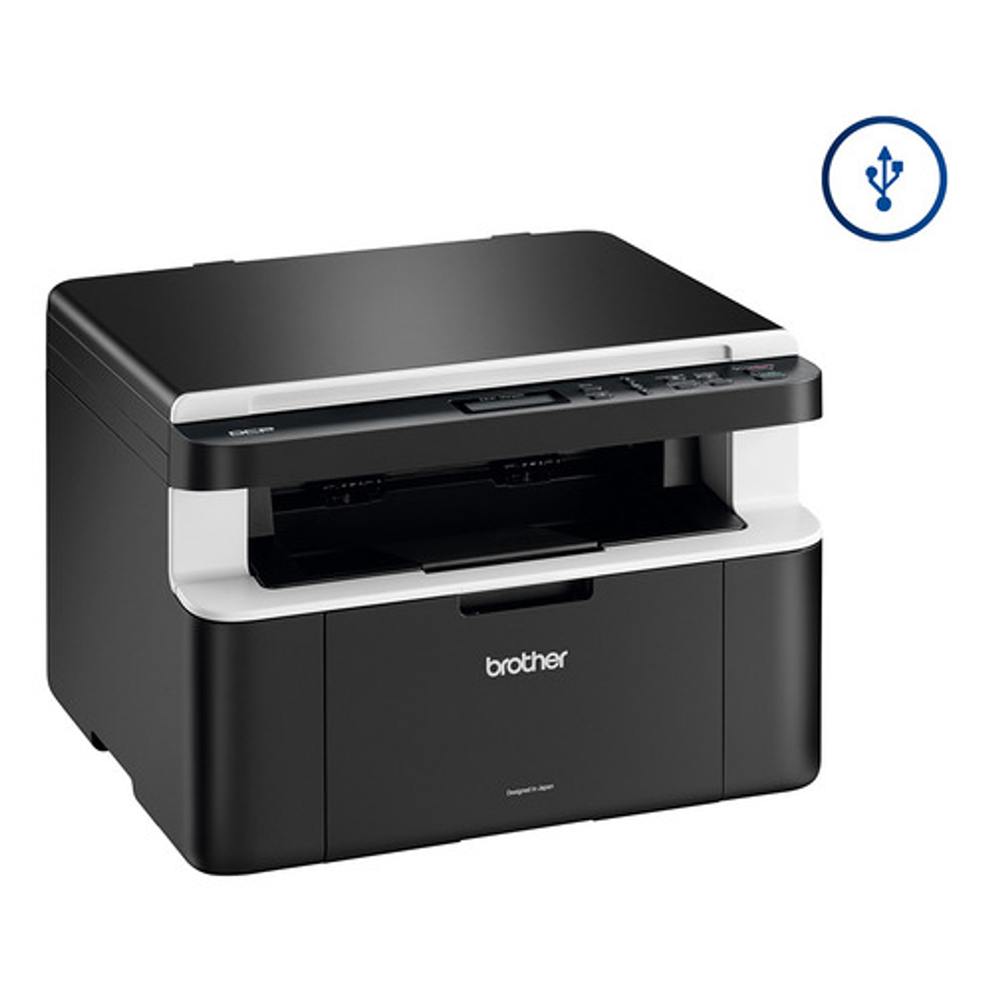 Impresora Multifunción Monocromática Brother Laser Dcp-1602 Negro 5